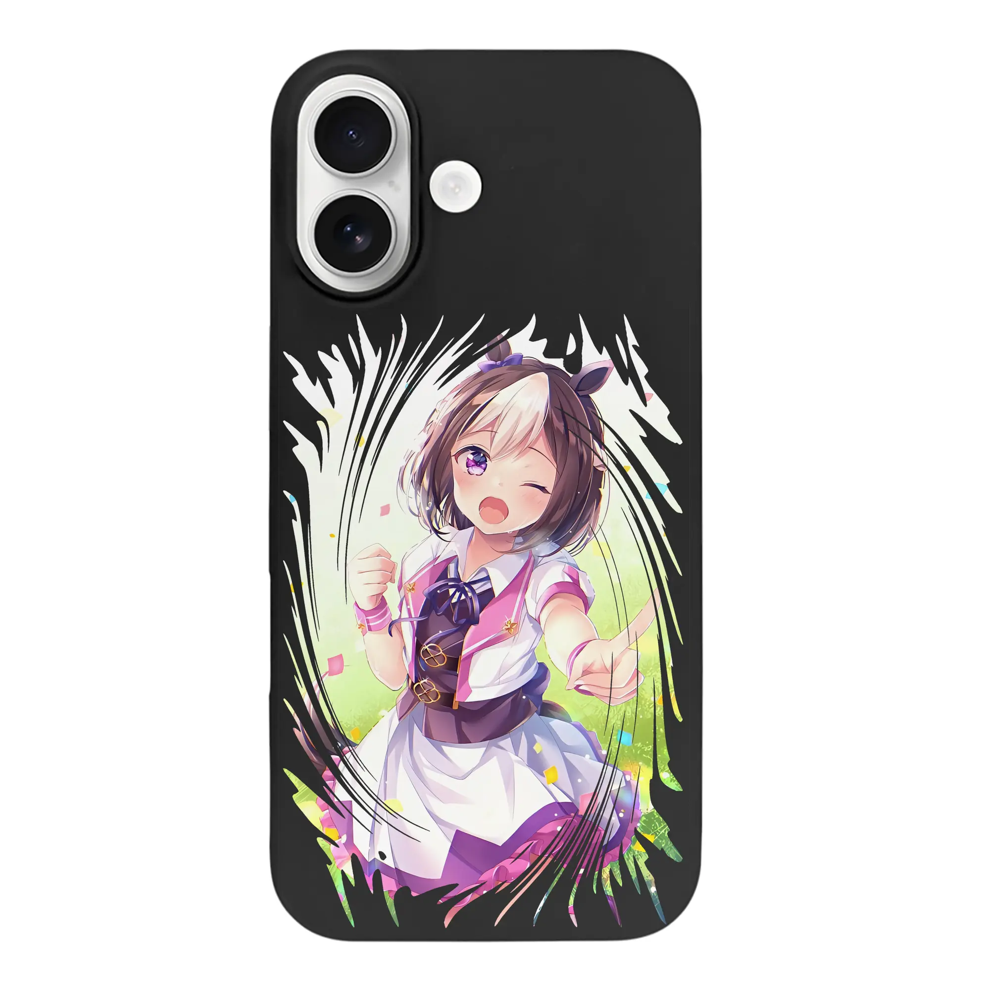 ウマ娘 プリティーダービー グッズ スペシャルウィーク - iPhone 17 シリーズ シリコンケース 薄型 耐衝撃 指紋防止 ソフトタッチカバー 精密フィット 傷防止 保護ケース iPhone 17/17 Air/17 Pro/17 Pro Max 対応